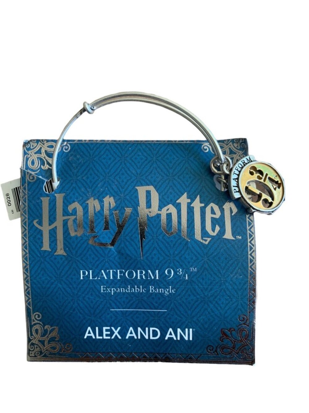 NWT Authentic ALEX AND ANI Harry Potter Platform 9 3/4 Two-Tone Bangle